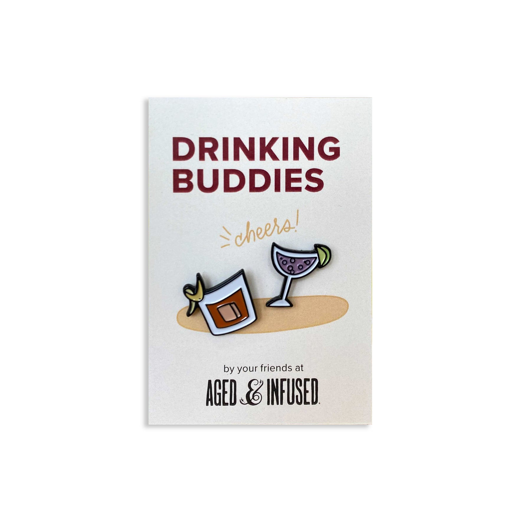 Drinking Buddies Pin Set – Aged & Infused